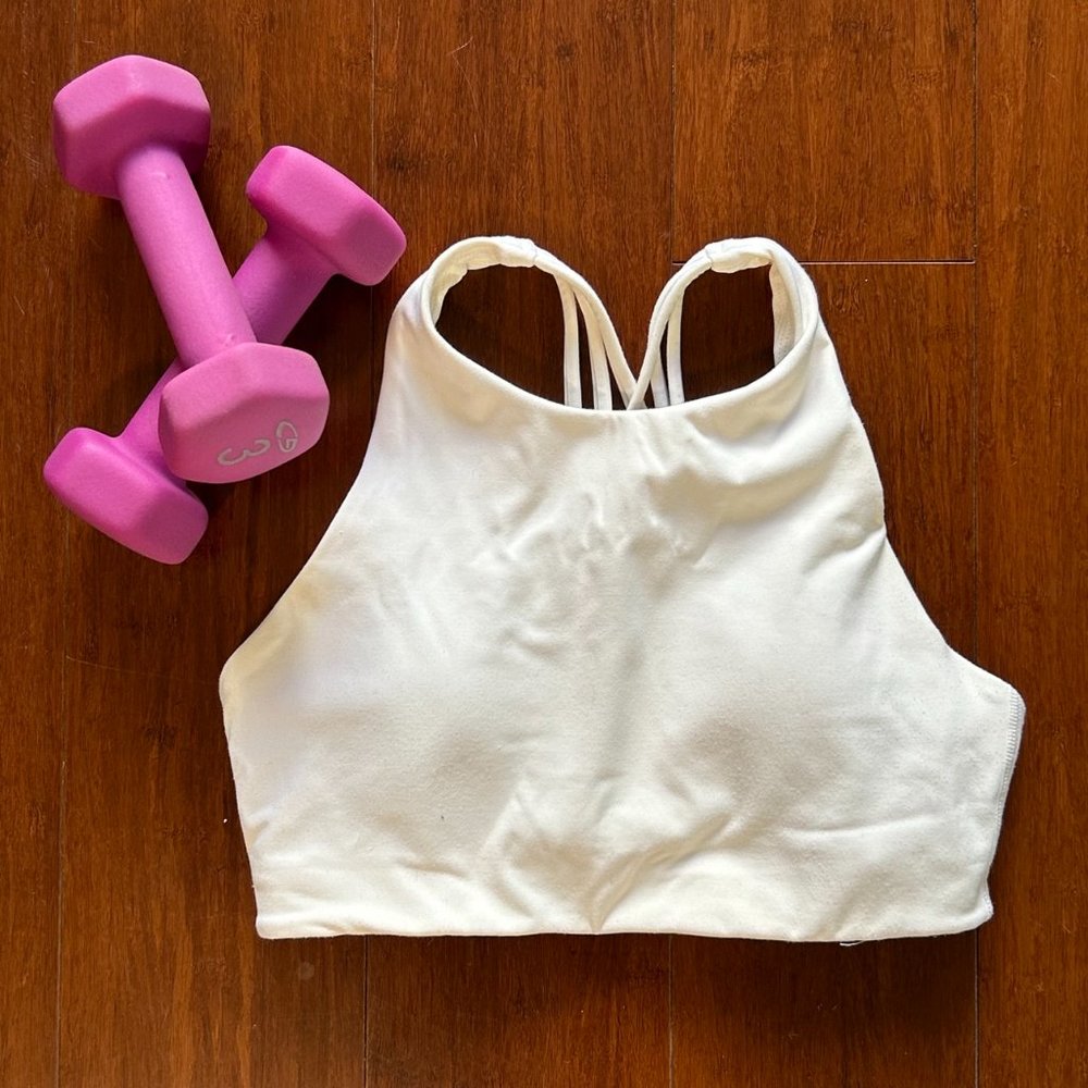 Athleta Strappy Conscious Crop Bra - XS